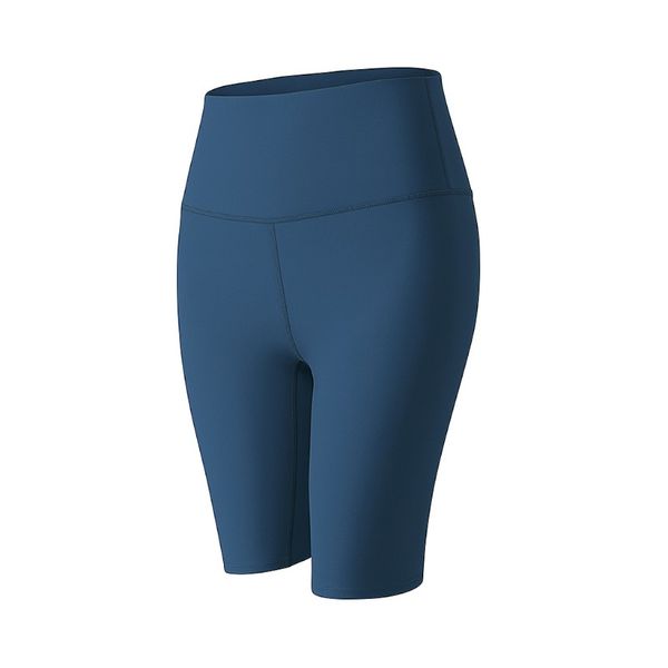 Women's High-Waist 3D Peach Lift Biker Shorts - Blue