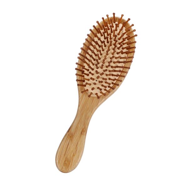 Volamor- Natural Bamboo Wood Hair Brush - Brown