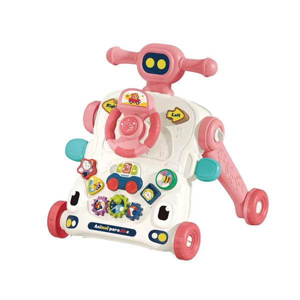 Fudisenn 3-in-1 Baby Sit-to-Stand Walker &amp; Activity Table