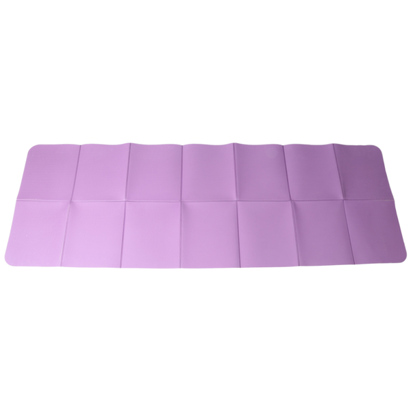 Foldable Yoga Mat Folding Travel Fitness Exercise Mat Non-Slip Purple