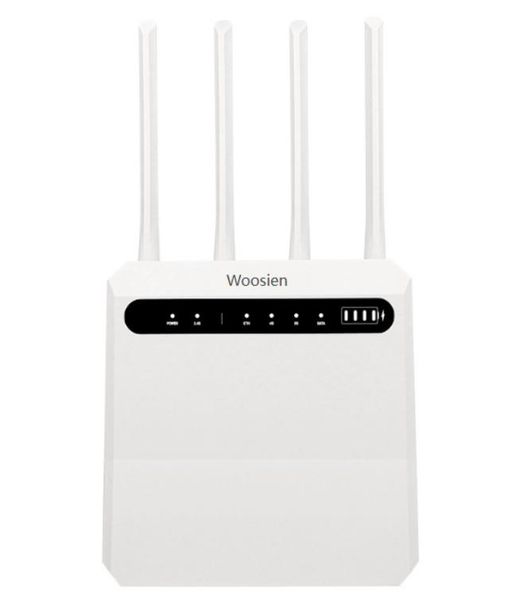 Woosien Rechargeable 600Mbps 4G LTE WiFi Router-All SIM Supports-4000mAh