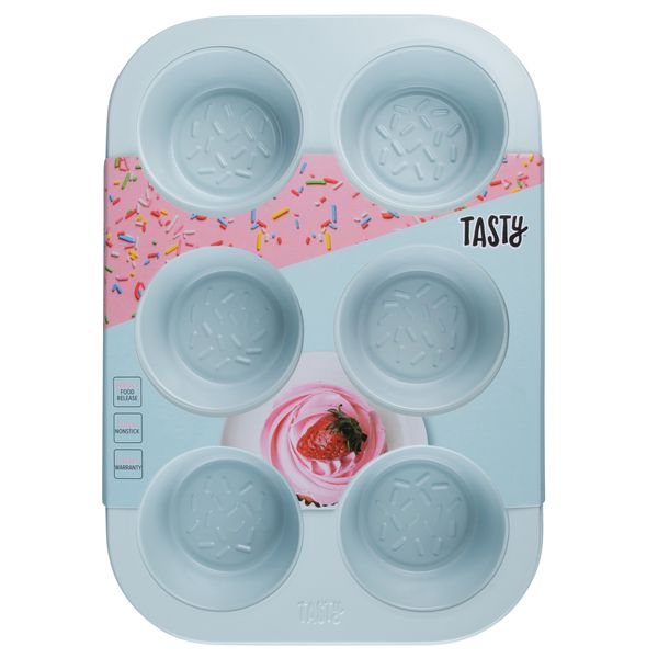 Tasty - Muffin tin 6 pcs with structure