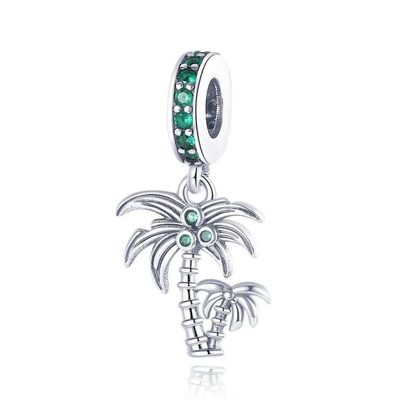 Island Palm Tree S925 Charm for Charm Bracelet
