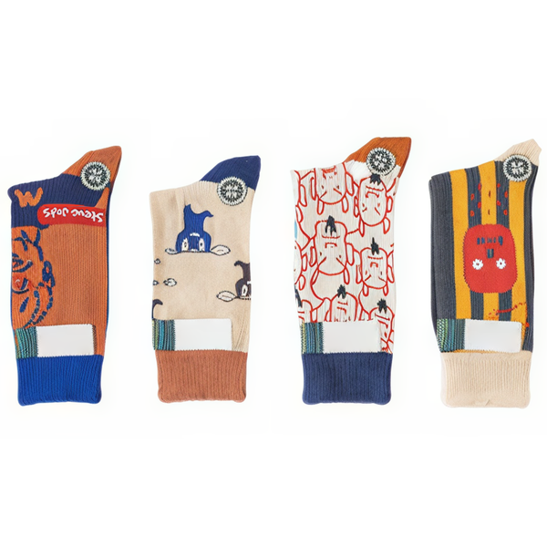Monet-Inspired Cotton Socks Gift Set (4 Pairs)