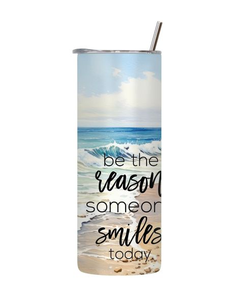 Reason 20 Oz Tumbler Lid Straw Trendy Motivational Words Graphic Gift 142