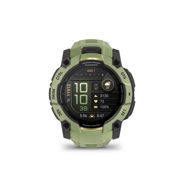 Garmin Instinct 3 - 50 mm, AMOLED Fern green with fern green silicone band