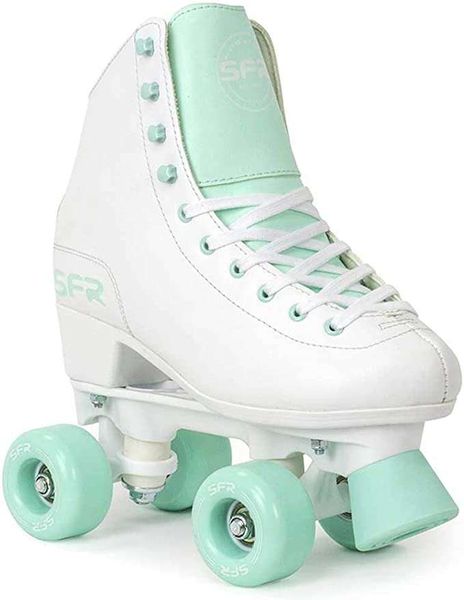 SFR Figure White/Green Quad Skates