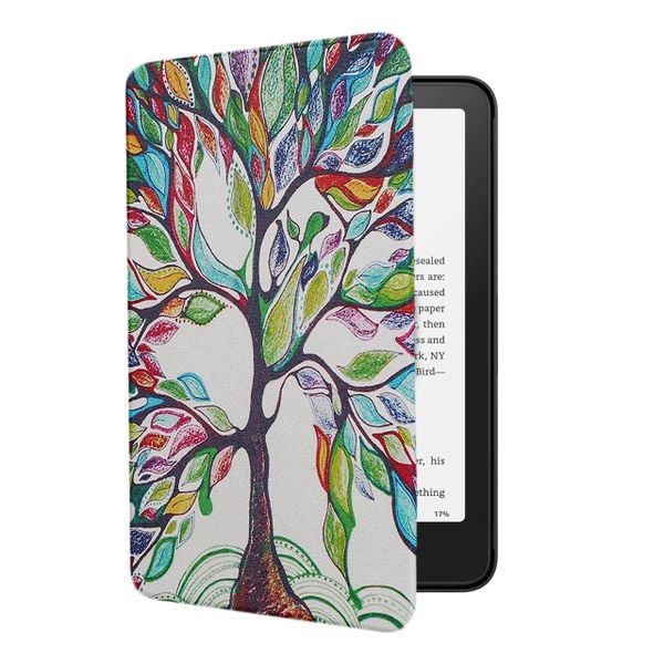 CAWA Slim Smart Cover Compatible with Kindle PaperWhite 7" (Gen 12) - Lucky Tree
