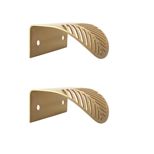 Golden Leaf Doorknob - Set of 2