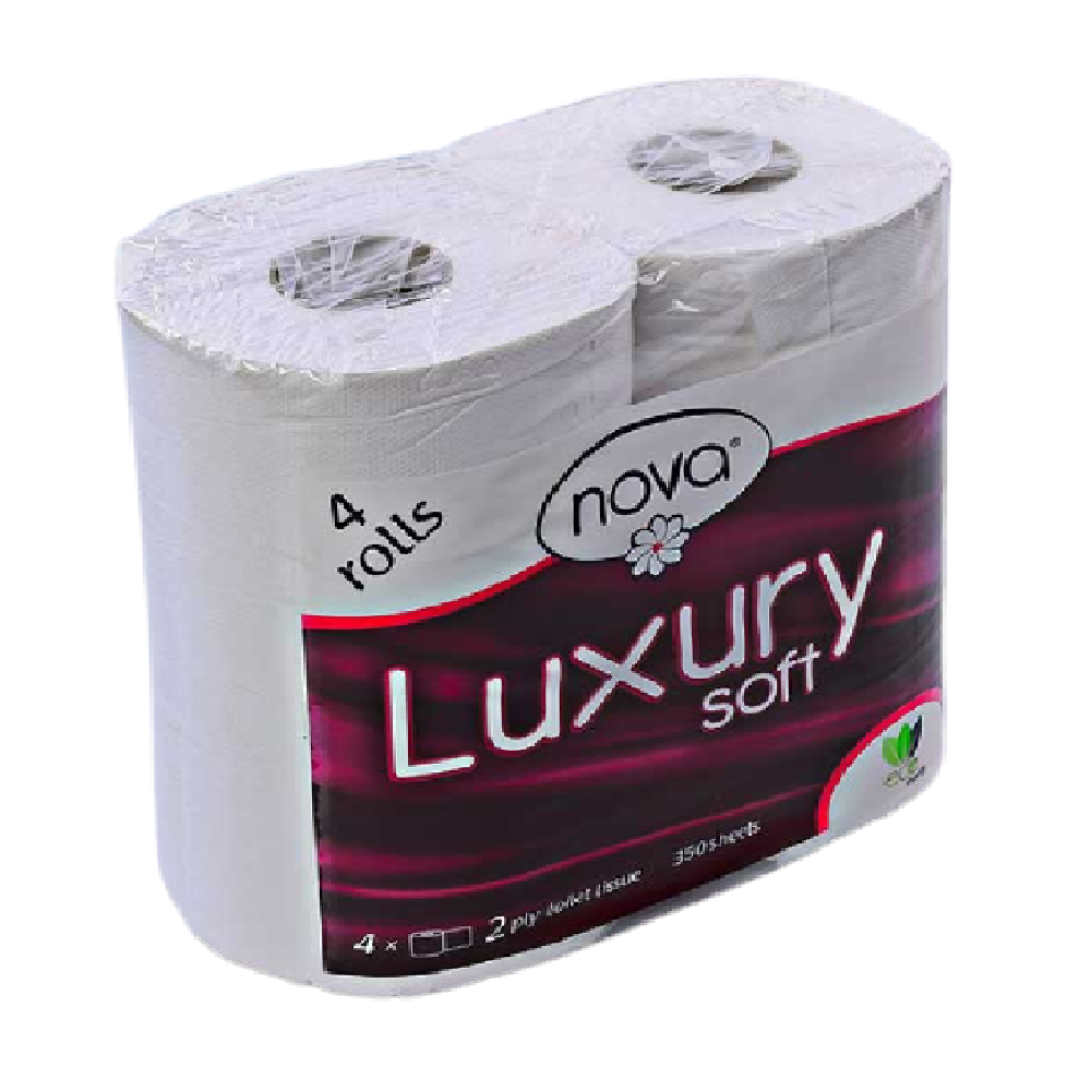 Nova Luxury Soft Toilet Paper 2 ply 4 Purple Rolls Shop Today