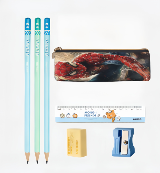 Spider-Man Action Hero Pencil Case - Marvel Stationery Pouch