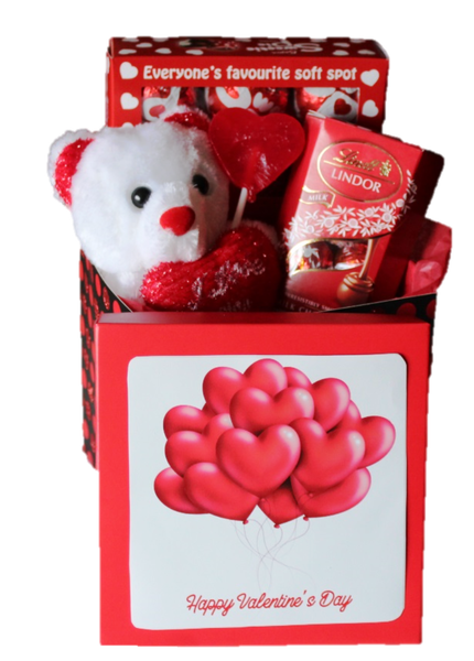 Happy Valentines Day Chocolate &amp; Gift Box