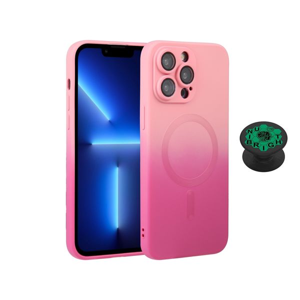 Unibright Magsafe Gradient Cover for iPhone 13 Pro Max &amp; Pop-Grip
