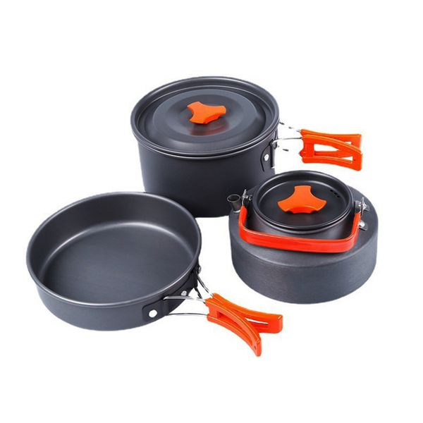 Camping Cookware 3-Piece Set - Outdoor Gear