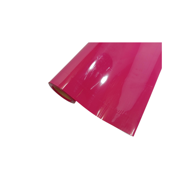 PU T-Shirt Transfer Vinyl - Plain Rose Red 61cm x 2m
