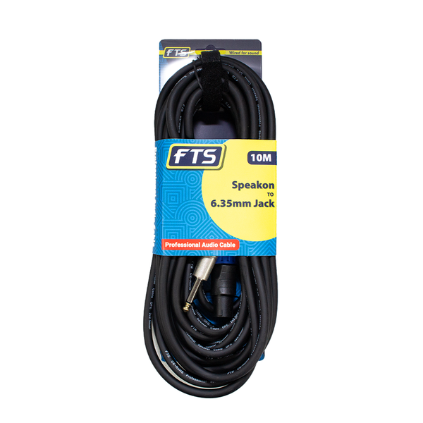 FTS-TSC033C09/10M Speakon To Mono Jack 10M
