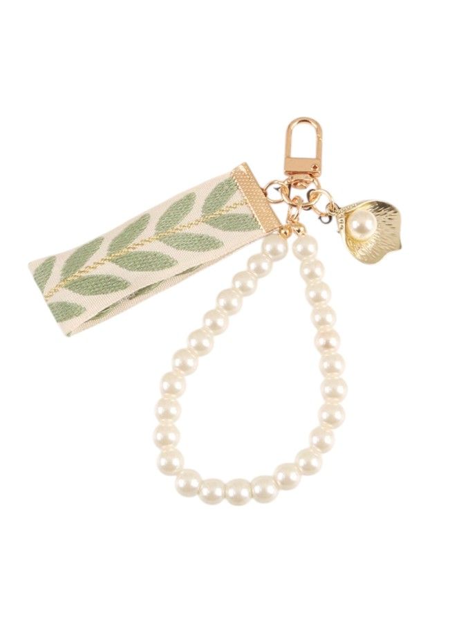 Retro Ribbon Keychain - Green