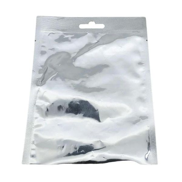 Clear/Silver Three Side Seal Flat Pouches 150x200mm - 100 Pack