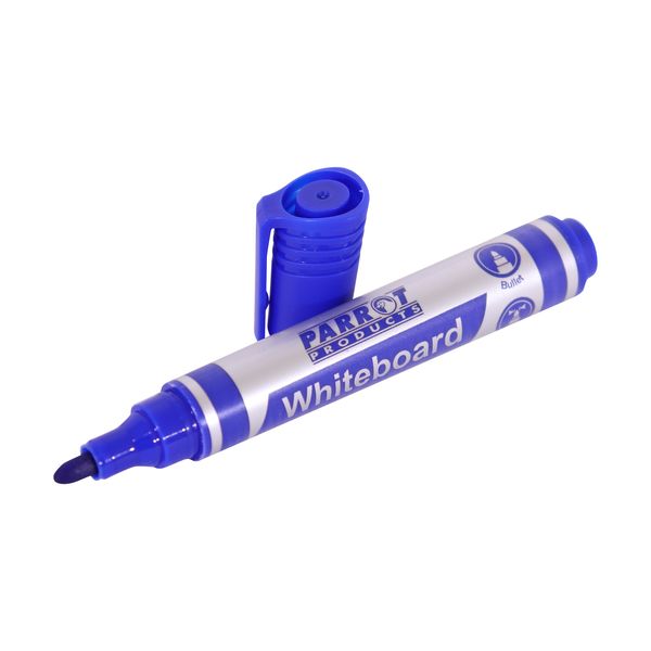 Whiteboard Marker (Bullet Tip - Carded - Blue) Pack of 2