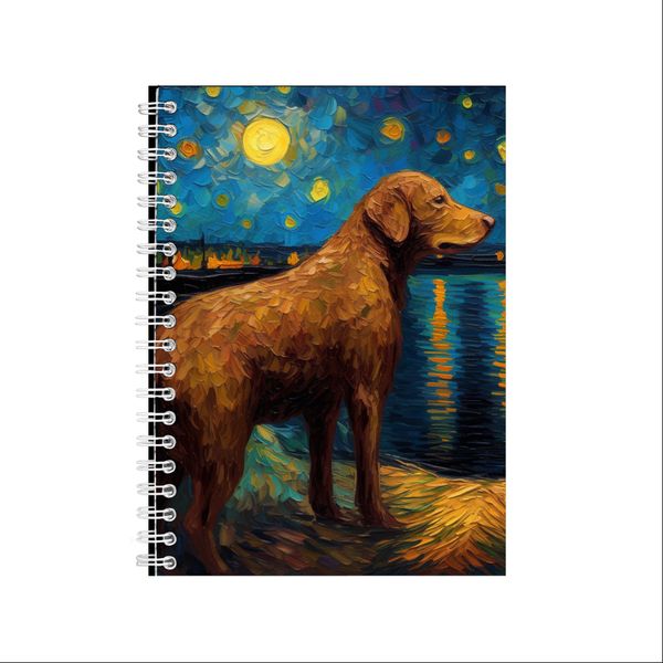 CHESAPEAK BAY RETRIEVER Starry Night Notebook Gift Idea Notepad Pad 109