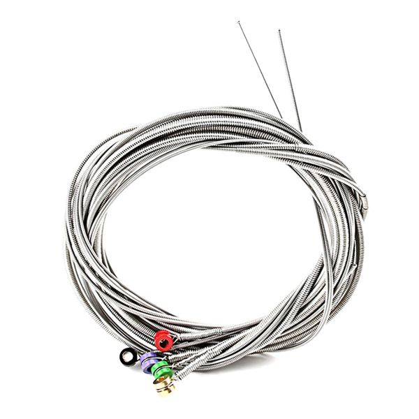 Set of 5 Pcs Stainless Steel Strings with Color Ball Ends