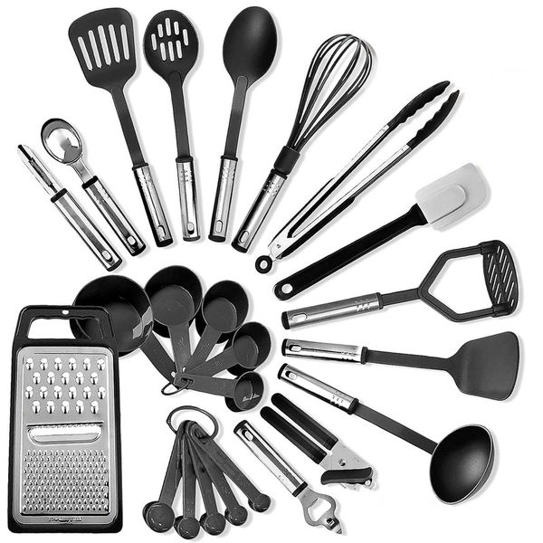 16-Piece Kitchen Cookware Set Nylon &amp; Stainless Steel Kitchen Utensil