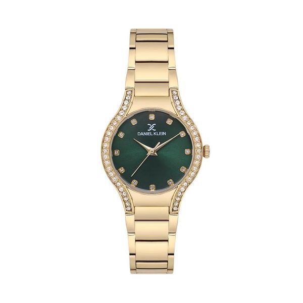 Daniel Klein-Womens Gold Stainless steel Strap Watch-DK113826-3