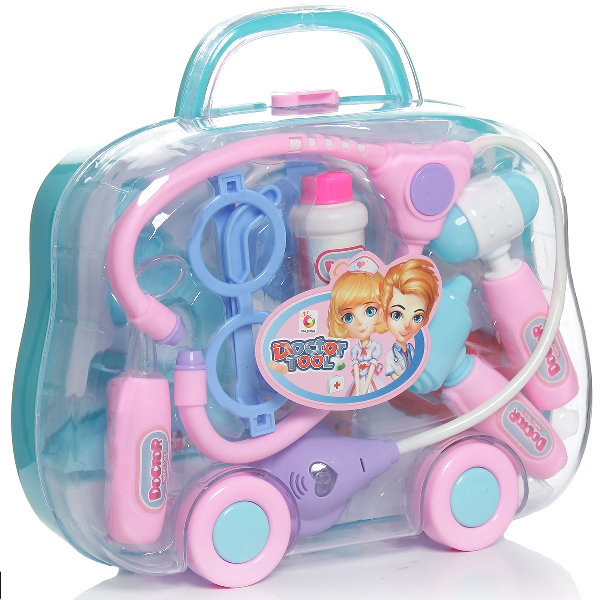 Kitro Blue Imaginary Doctors Play Set (Full Case) - 8 Piece