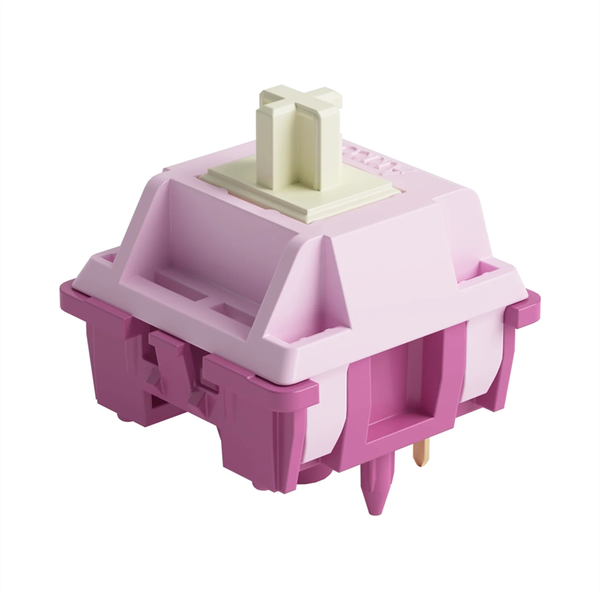 45 Pcs Creamy Purple Pro Switch 5-Pin 30Gf Paragraph Axis