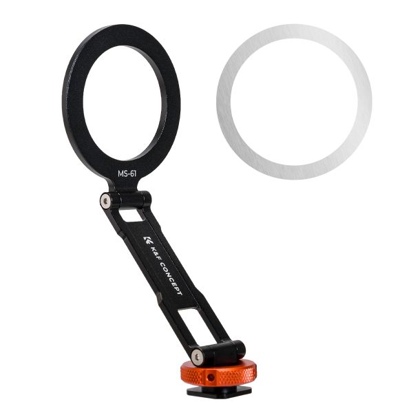K&amp;F Cold Shoe Mount with Magnetic Quick-Mount any Phone Brand | KF31.196