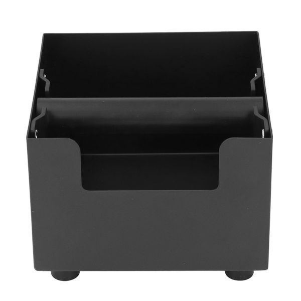 Drawer-Type Stainless Steel Coffee Knock Box Black