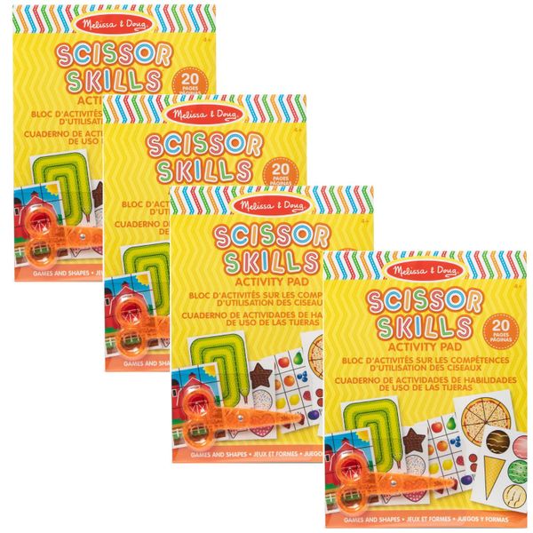 Melissa &amp; Doug Scissor Skills Activity Pads Bundle of 4