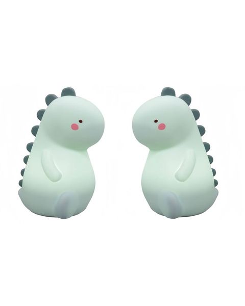 2 PCS Cute Dinosaur 7 Color Changing Night Light For Kids Gift Night Light