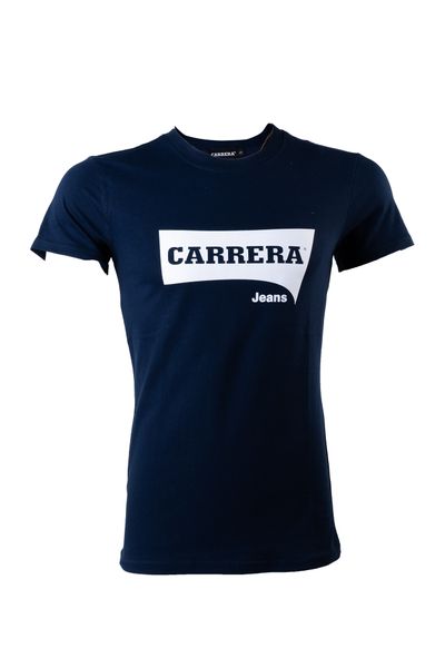 Carrera Men's Classic Printed Cotton Short Sleeve T-shirt