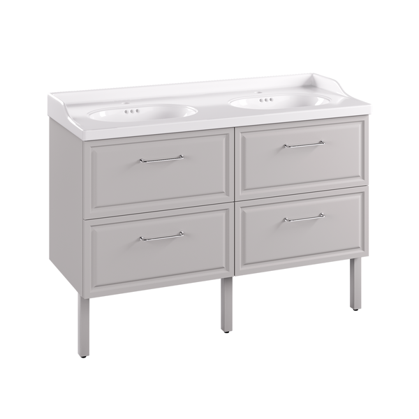 Sensea Charm Bathroom Cabinet Grey 60x48.1x57cm