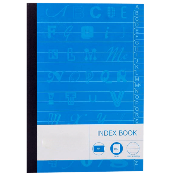 2 Quire A4 Counter Books Indexed A-Z (Pack of 2)