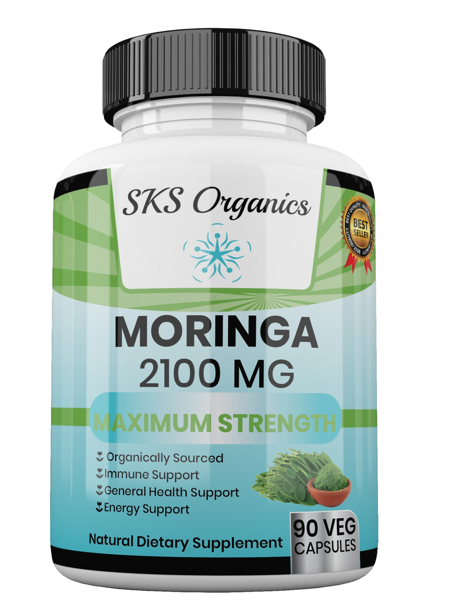 Moringa - Organically Sourced 2100mg Maximum Strength | Shop Today. Get