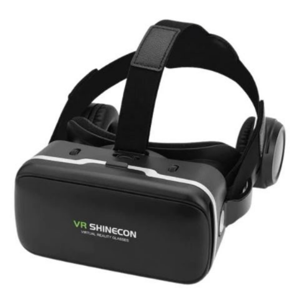 VR Shinecon Headset With Stereo Headphones