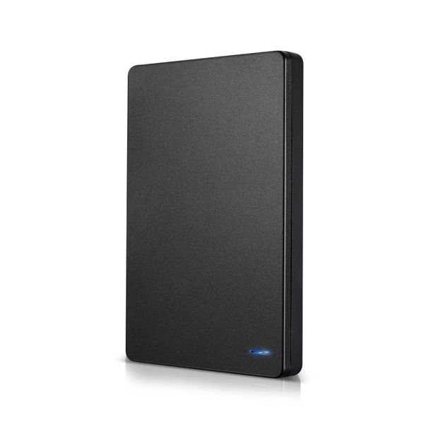 1TB Black 2.5-Inch Portable External HDD - Compact On-the-Go Data Storage