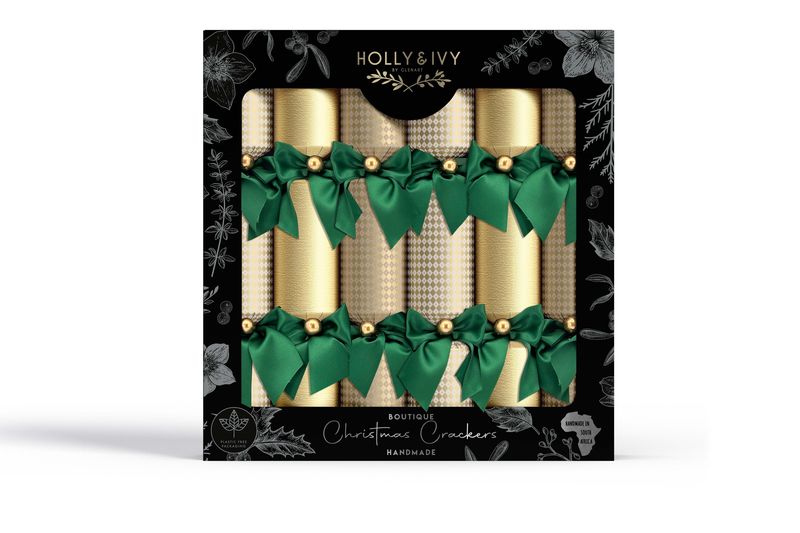 Opulent Gold Christmas Crackers