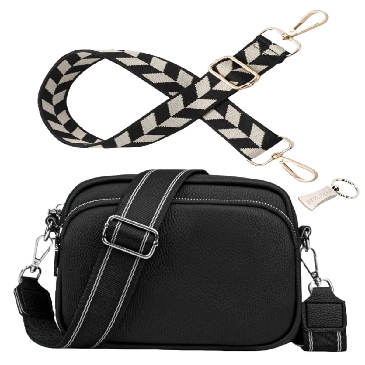 Cross Body Bag - Jade - 2x Shoulder Straps & Keyring | Shop Today. Get ...