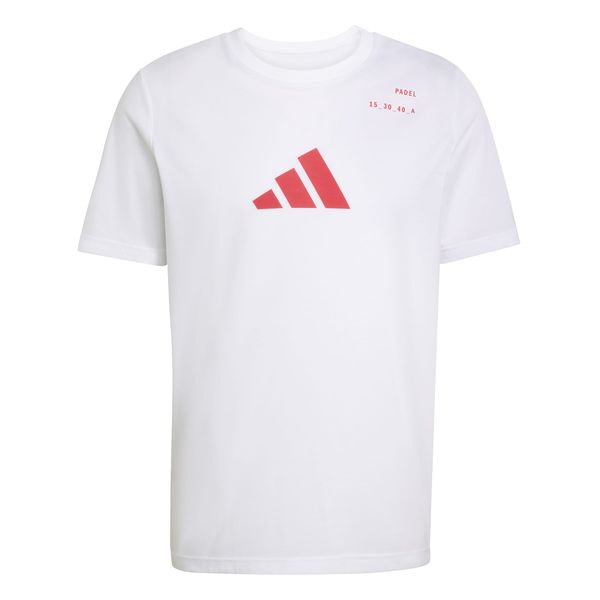 adidas Men's Padel Category Graphic T-Shirt - White