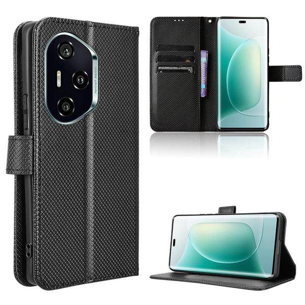 Flip Cases For Honor 300 Pro Magnetic Buckle Shockproof Wallet Cover