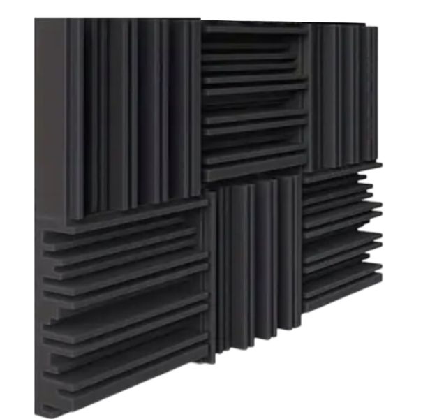 Echo-Less Broadband Self Adhesive Acoustic Panels 5cm (6 pack )