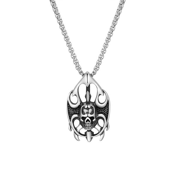 Street Style Skull Pendant Necklace