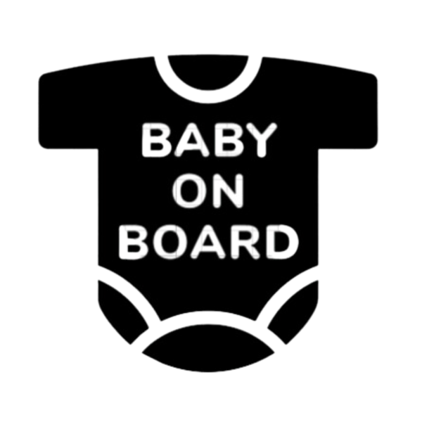 Baby on Board Sign Decal Sticker - Vest