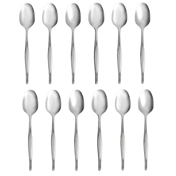 12 Piece Teaspoon Slimline - Silver