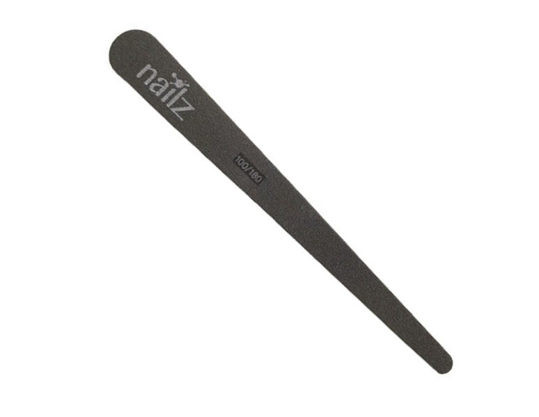 NAILZ Nail File - Teardrop Black 100/180 x 5