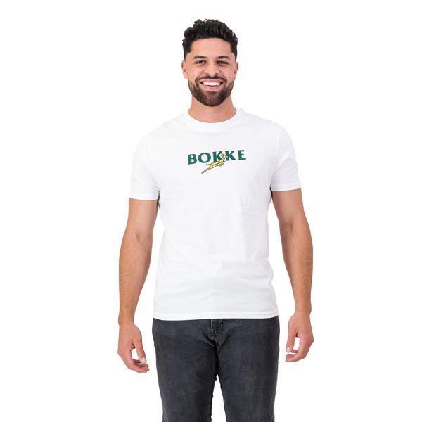 Springbok Bokke Regular Crew Tee - White