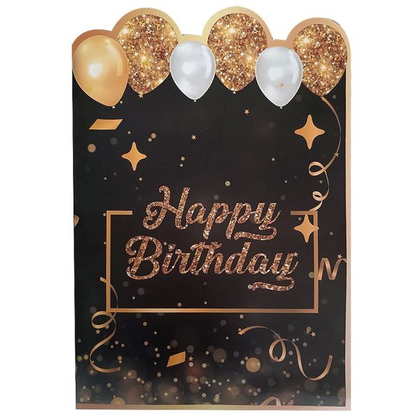 Jumbo Happy Birthday Guestbook Card